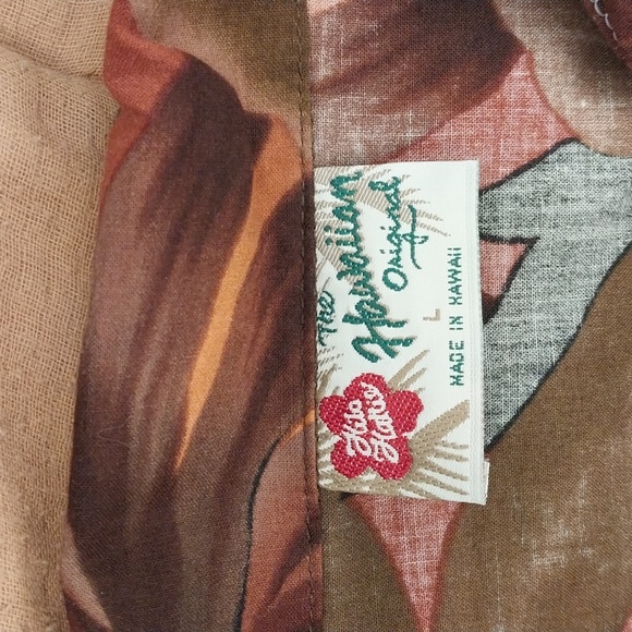 Hilo Hatties The Hawaiian Original Vintage Men's Shirt Size Large - Picture 3 of 6